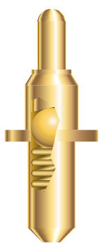 Hochstrom Batterie Federkontakt